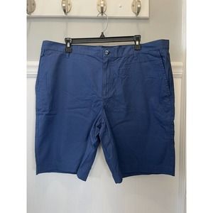 Columbia Men's Size 38W 10L Blue Shorts Performance Fishing Gear Flat Front